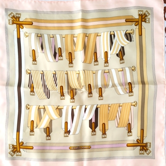 Hermes Accessories - Hermès Silk Twill Carré Scarf Ceintures Pochette NEVER WORN